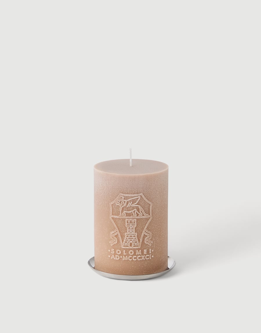 Candle with steel base Beige Lifestyle - Brunello Cucinelli