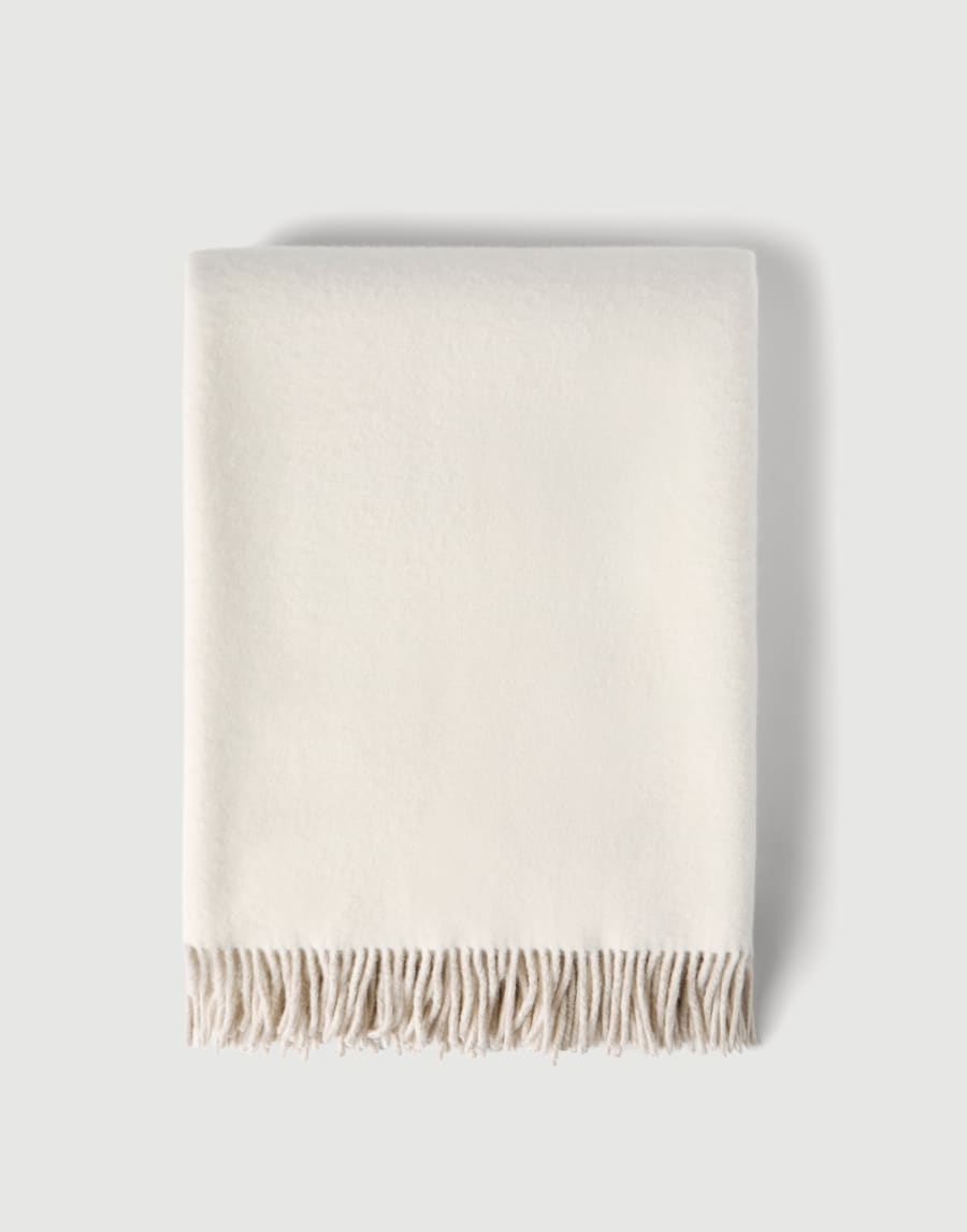 Cashmere double cloth throw Panama Lifestyle - Brunello Cucinelli