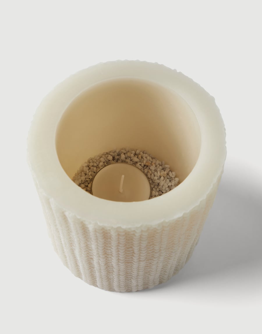 Large wax lantern Ecru Lifestyle - Brunello Cucinelli