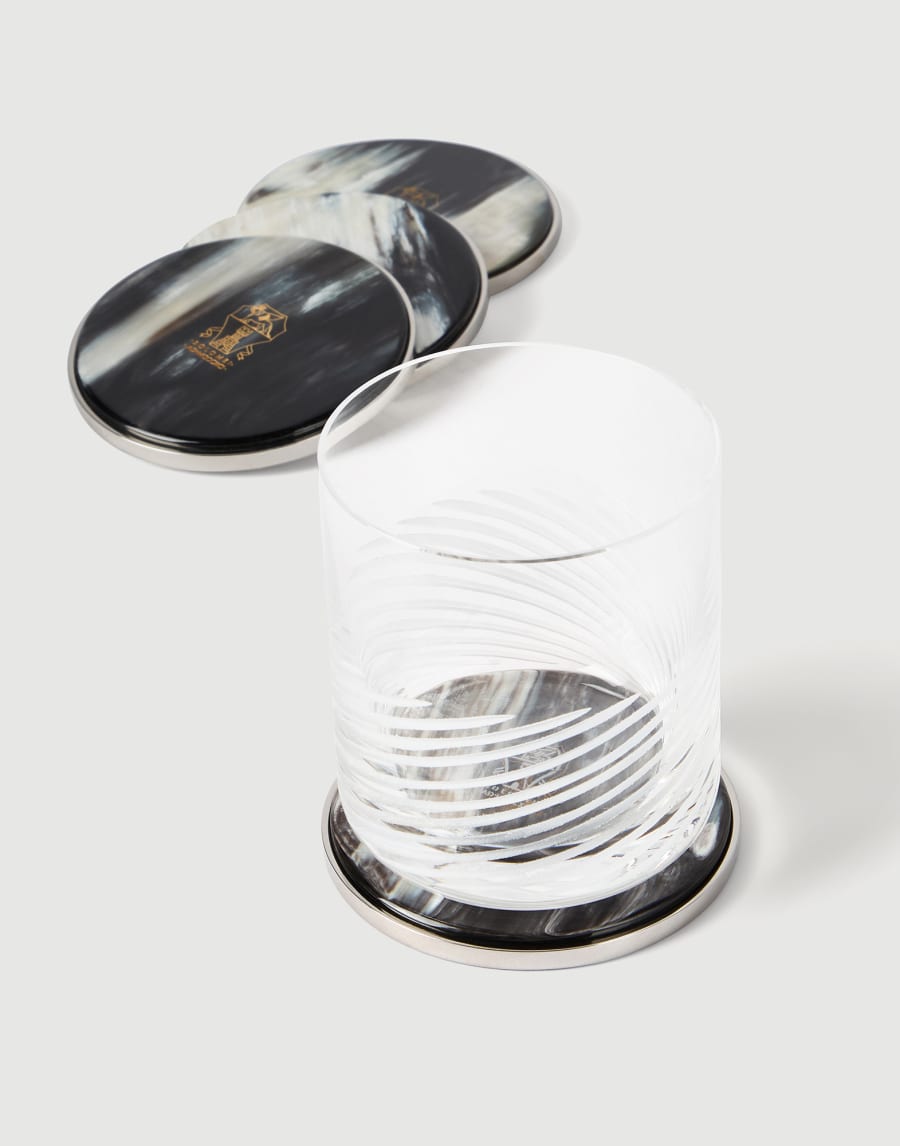 Coaster set Black Lifestyle - Brunello Cucinelli