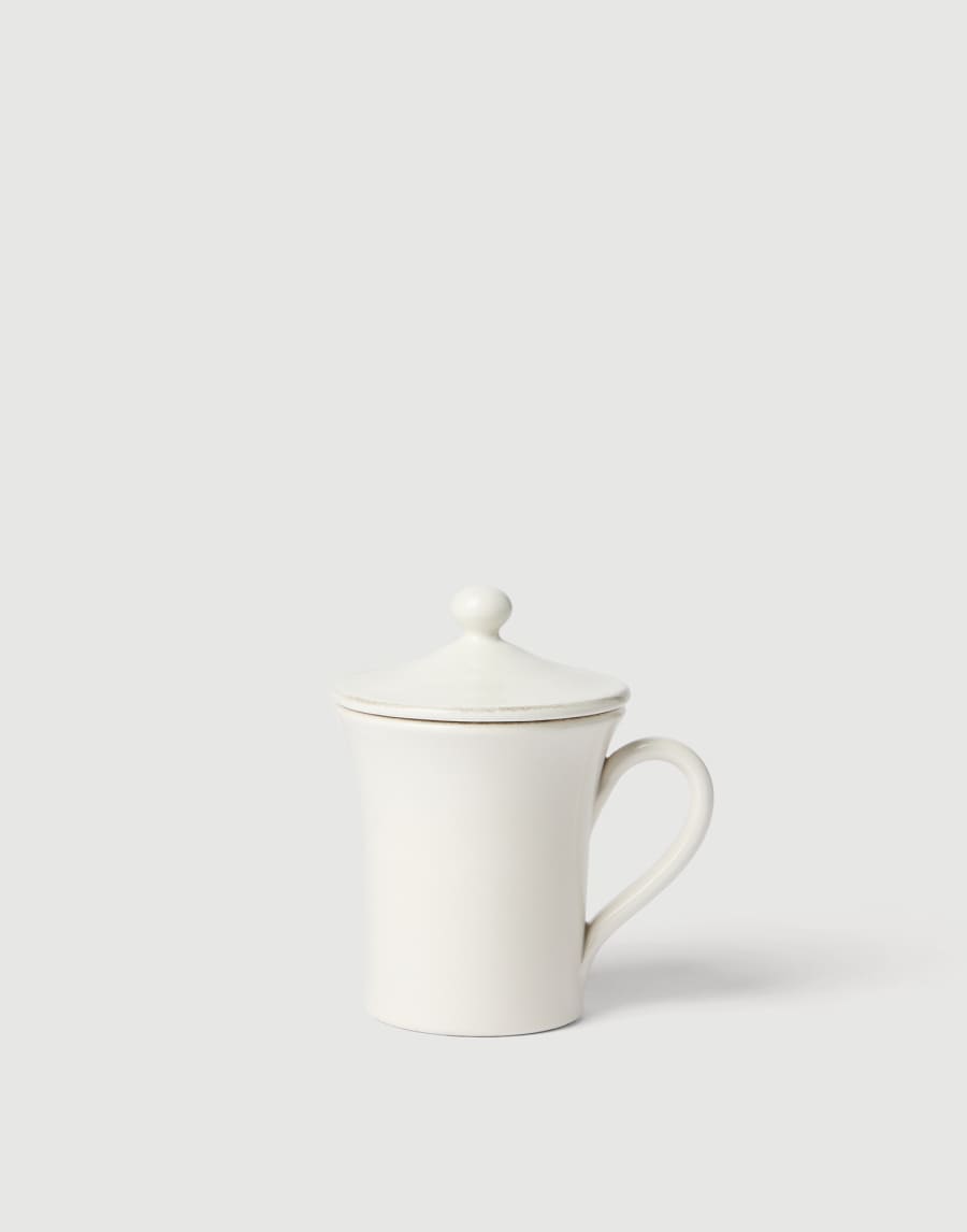 Ceramic mug with lid Milk Lifestyle - Brunello Cucinelli