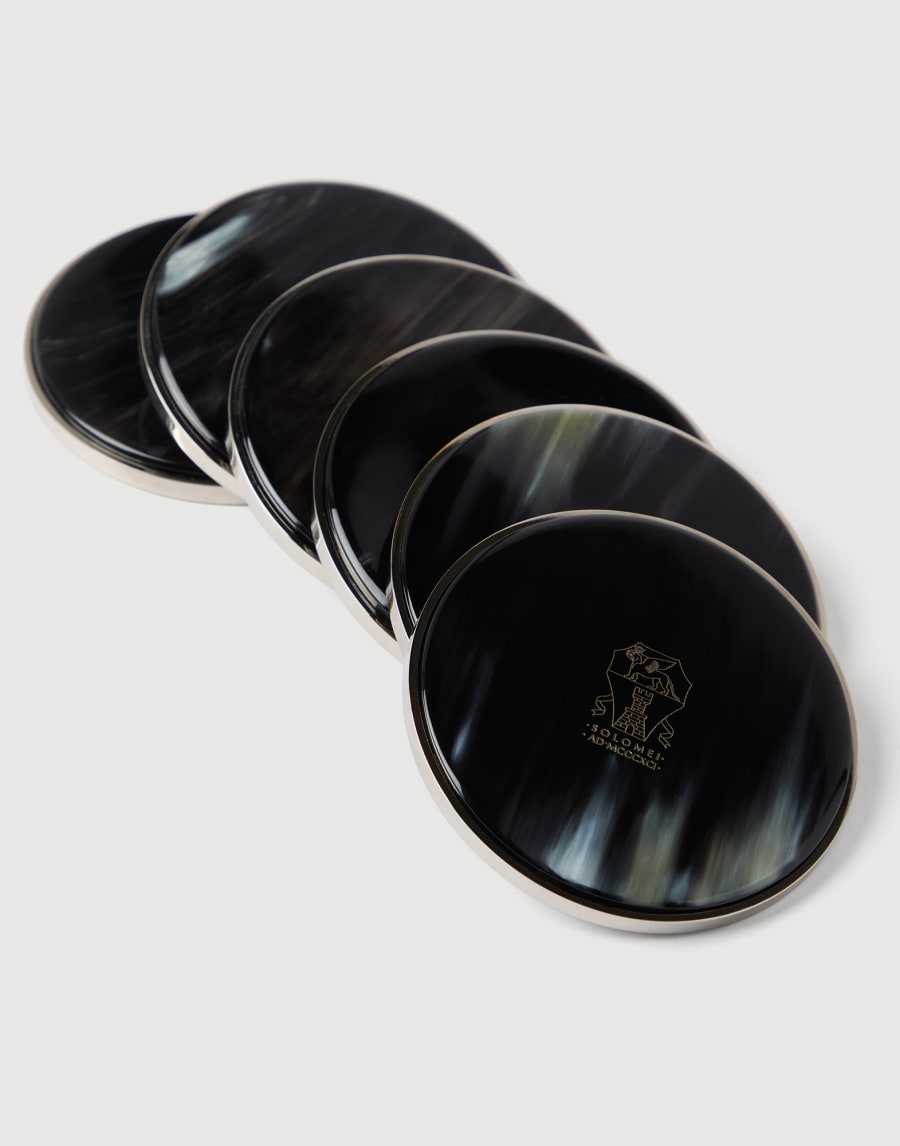 Coaster set Black Lifestyle - Brunello Cucinelli
