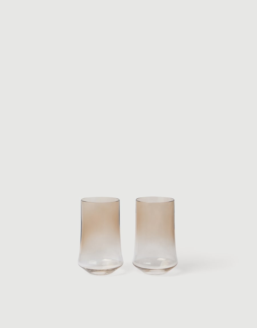 Pair of Murano glasses Natural Lifestyle - Brunello Cucinelli