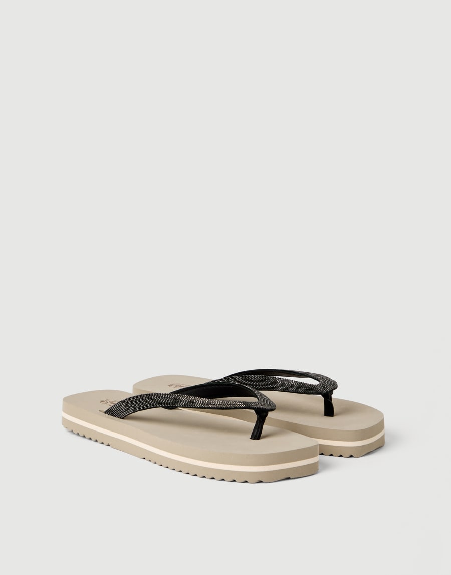 プレシャス ソングサンダル ベージュ ライフスタイル - Brunello Cucinelli