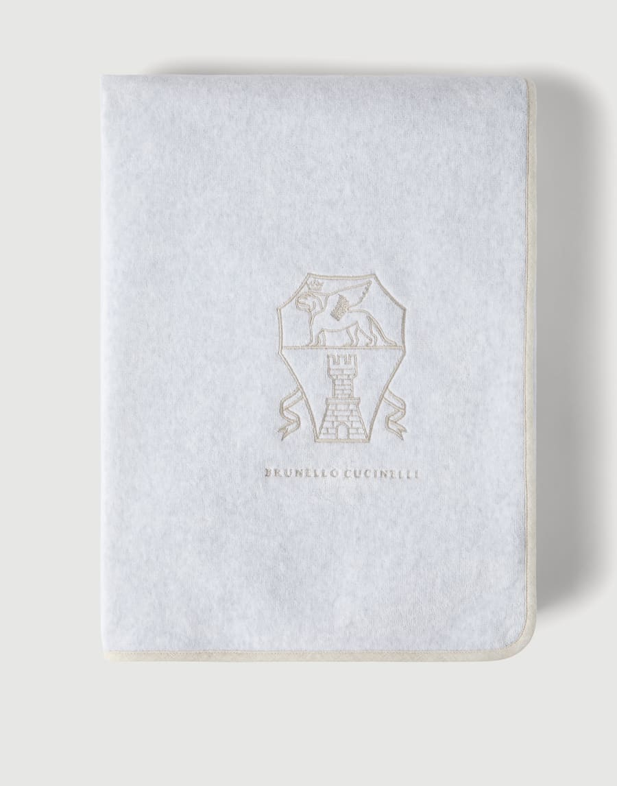 Terrycloth towel Light Grey Lifestyle - Brunello Cucinelli