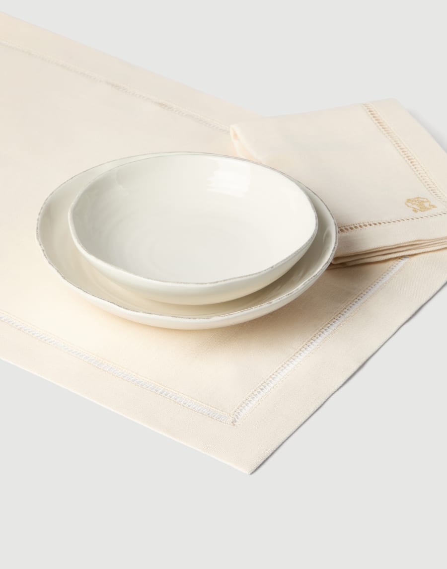 Runner and napkins set Natural Lifestyle - Brunello Cucinelli