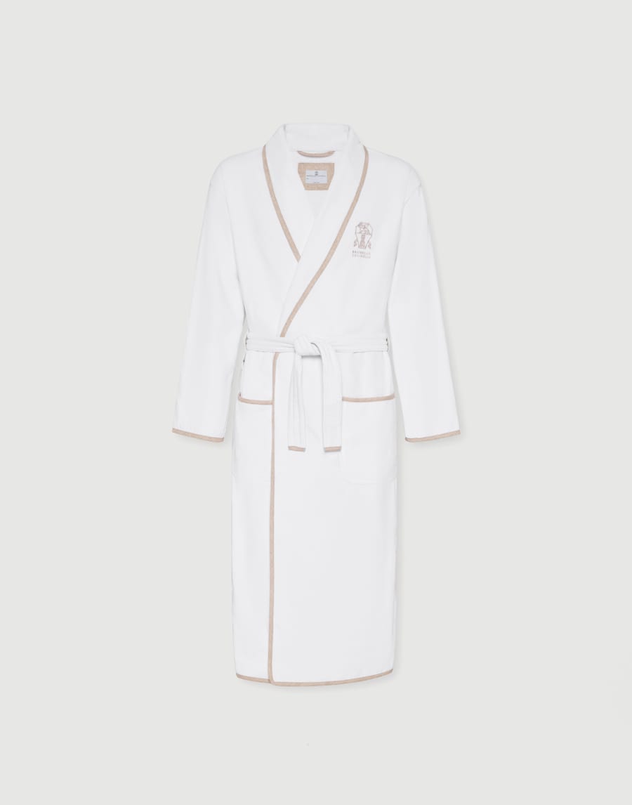 Terrycloth bathrobe White Lifestyle - Brunello Cucinelli