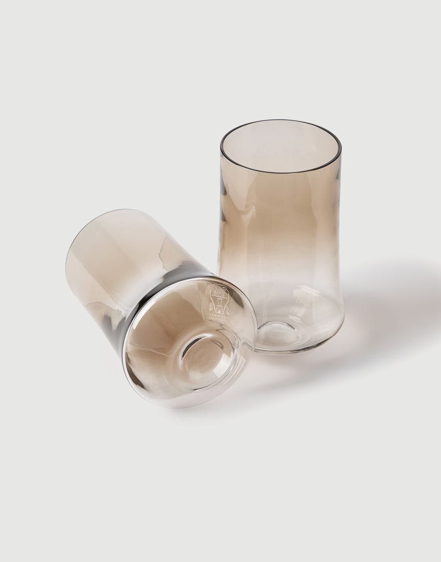 Pair of Murano glasses Natural Lifestyle - Brunello Cucinelli