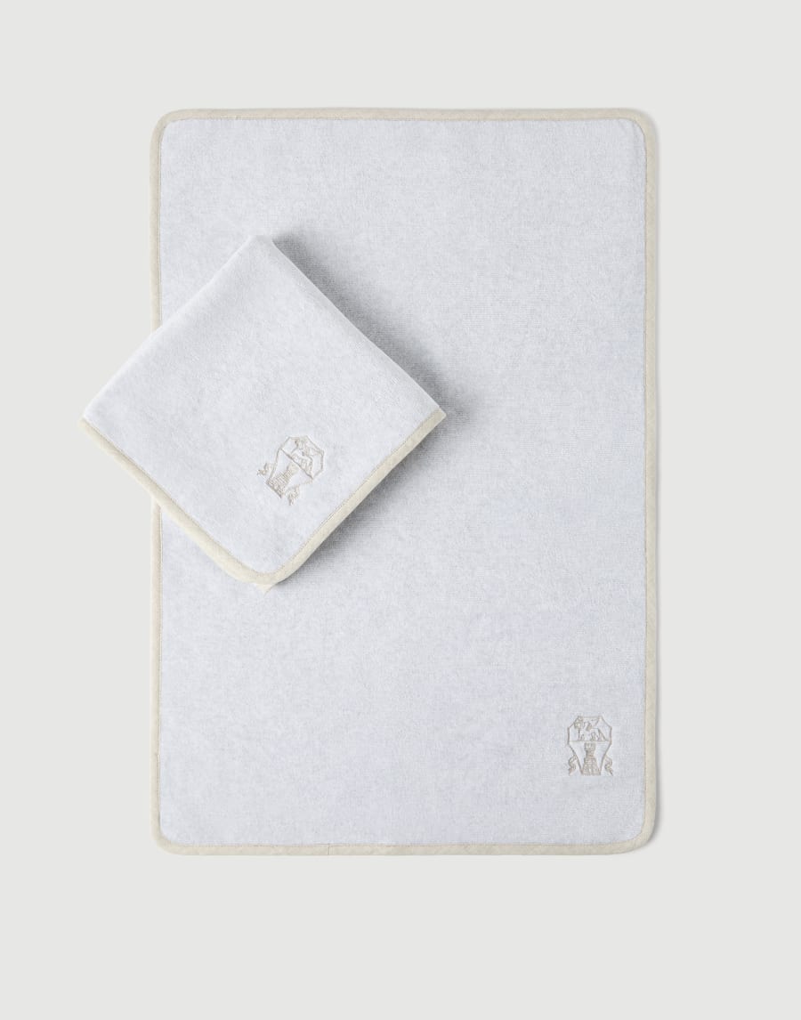 2-piece towel set Light Grey Lifestyle - Brunello Cucinelli
