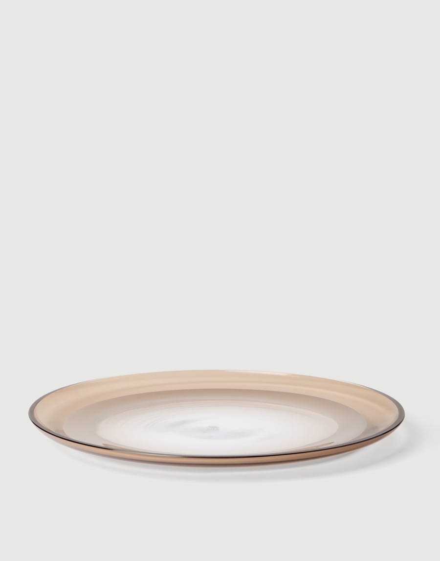 Murano glass plate Natural Lifestyle - Brunello Cucinelli