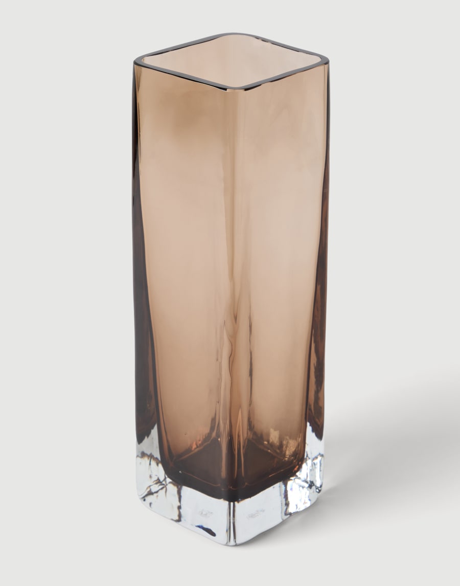 Murano glass rectangular vase Natural Lifestyle - Brunello Cucinelli