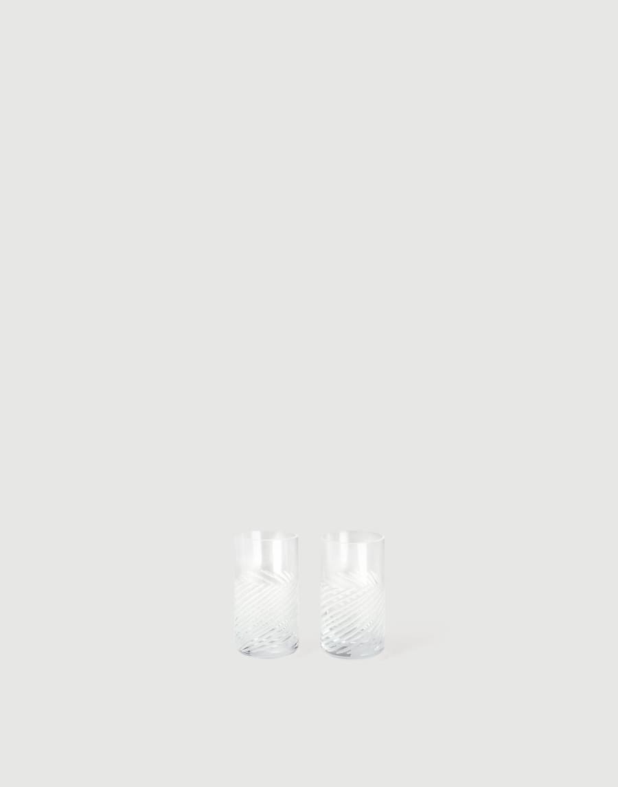 Amaro glasses in Murano glass Transparent Lifestyle - Brunello Cucinelli