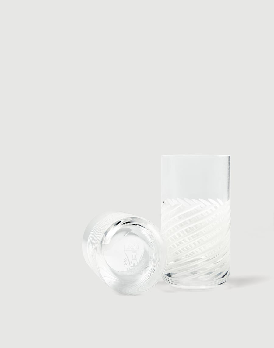 Amaro glasses in Murano glass Transparent Lifestyle - Brunello Cucinelli