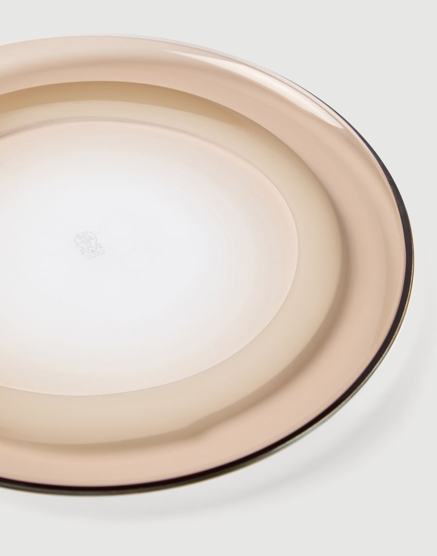Murano glass plate Natural Lifestyle - Brunello Cucinelli