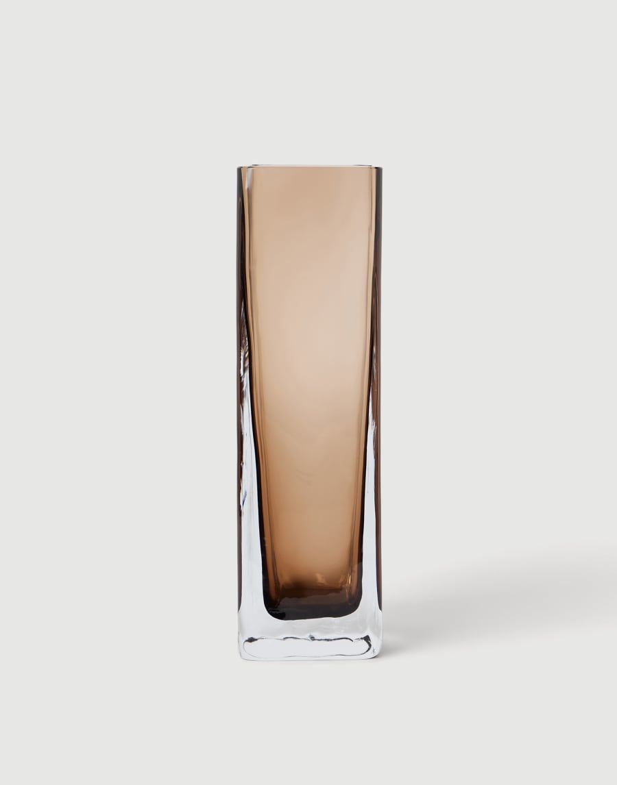 Murano glass rectangular vase Natural Lifestyle - Brunello Cucinelli