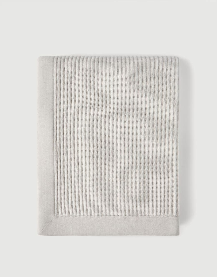 Knit blanket Pearl Lifestyle - Brunello Cucinelli