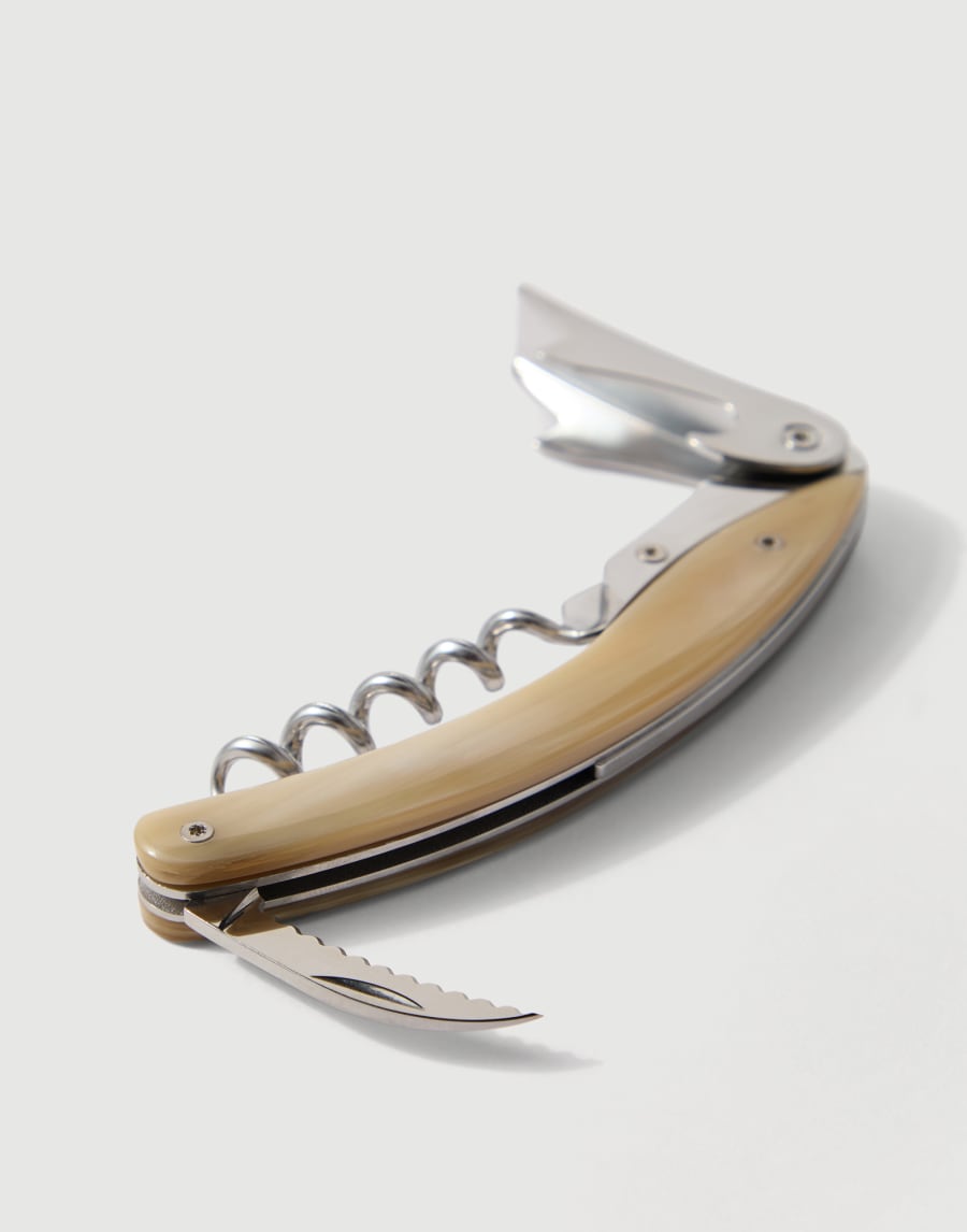 Corkscrew Natural Horn Lifestyle - Brunello Cucinelli