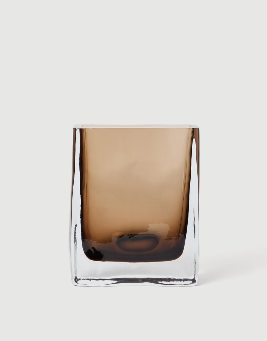 Murano glass rectangular vase Natural Lifestyle - Brunello Cucinelli