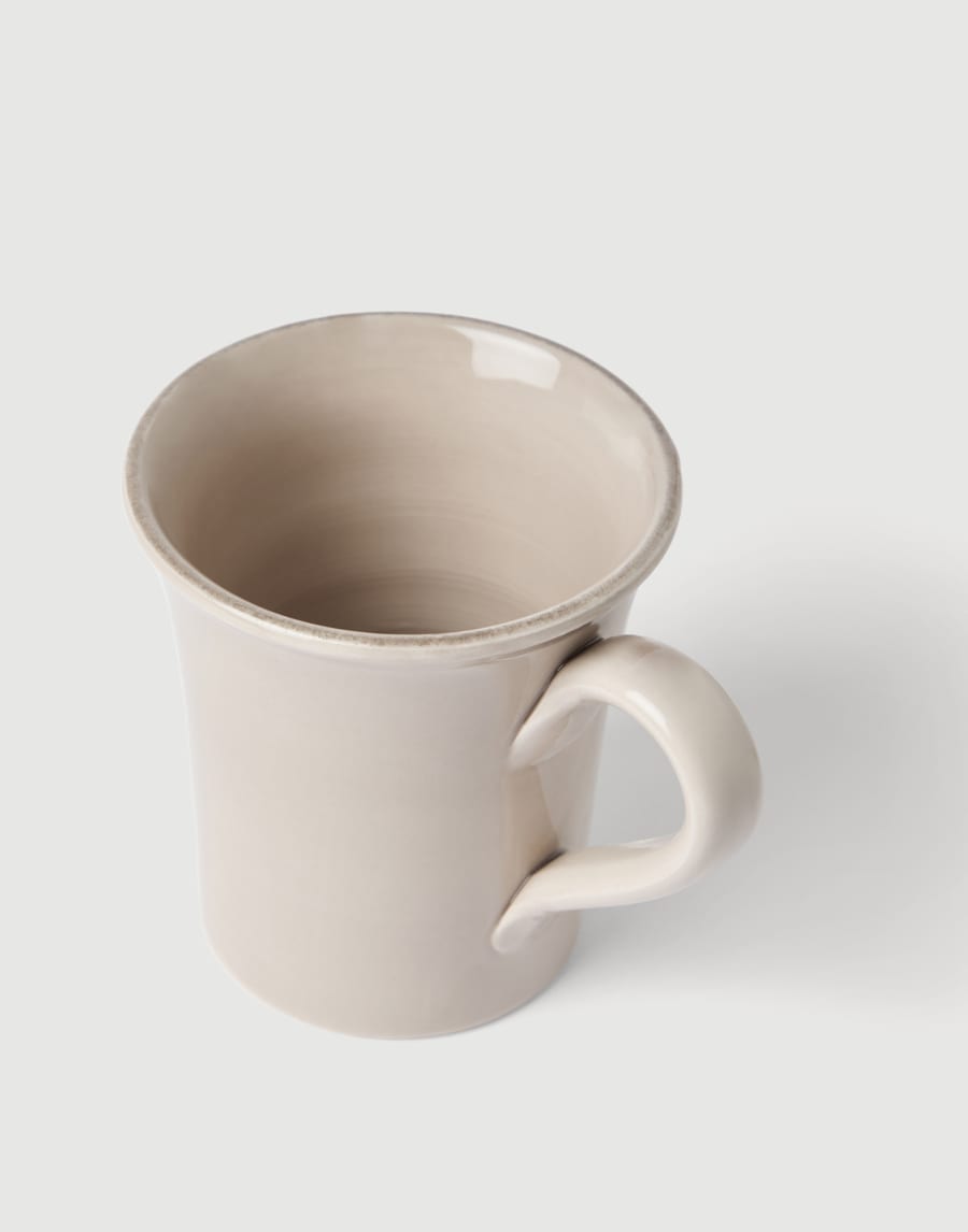 Ceramic mug with lid Brown Lifestyle - Brunello Cucinelli