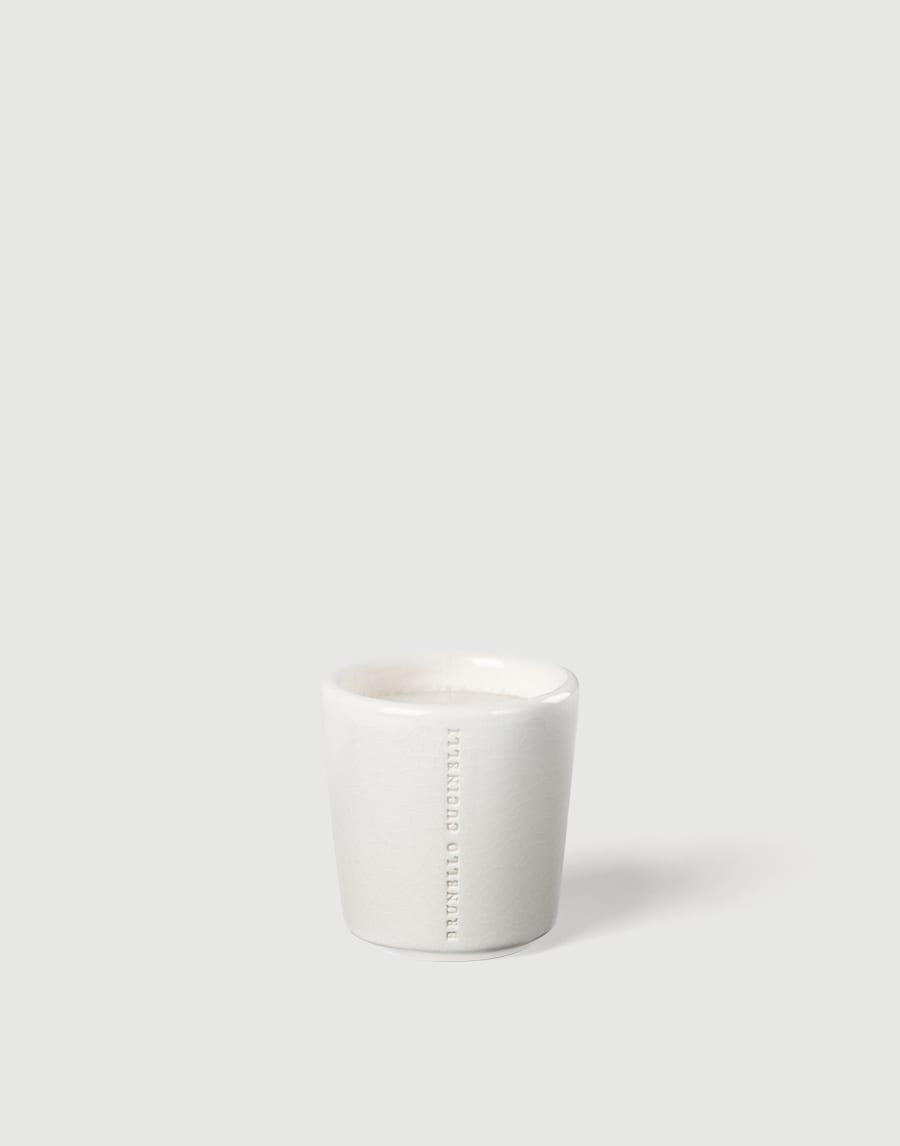 Candle in craquelée vessel White Lifestyle - Brunello Cucinelli
