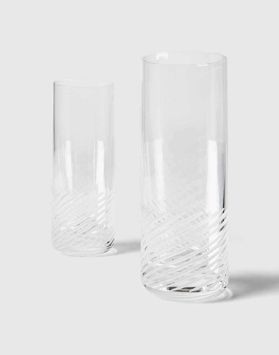 Dry spirit glasses in Murano glass Transparent Lifestyle - Brunello Cucinelli