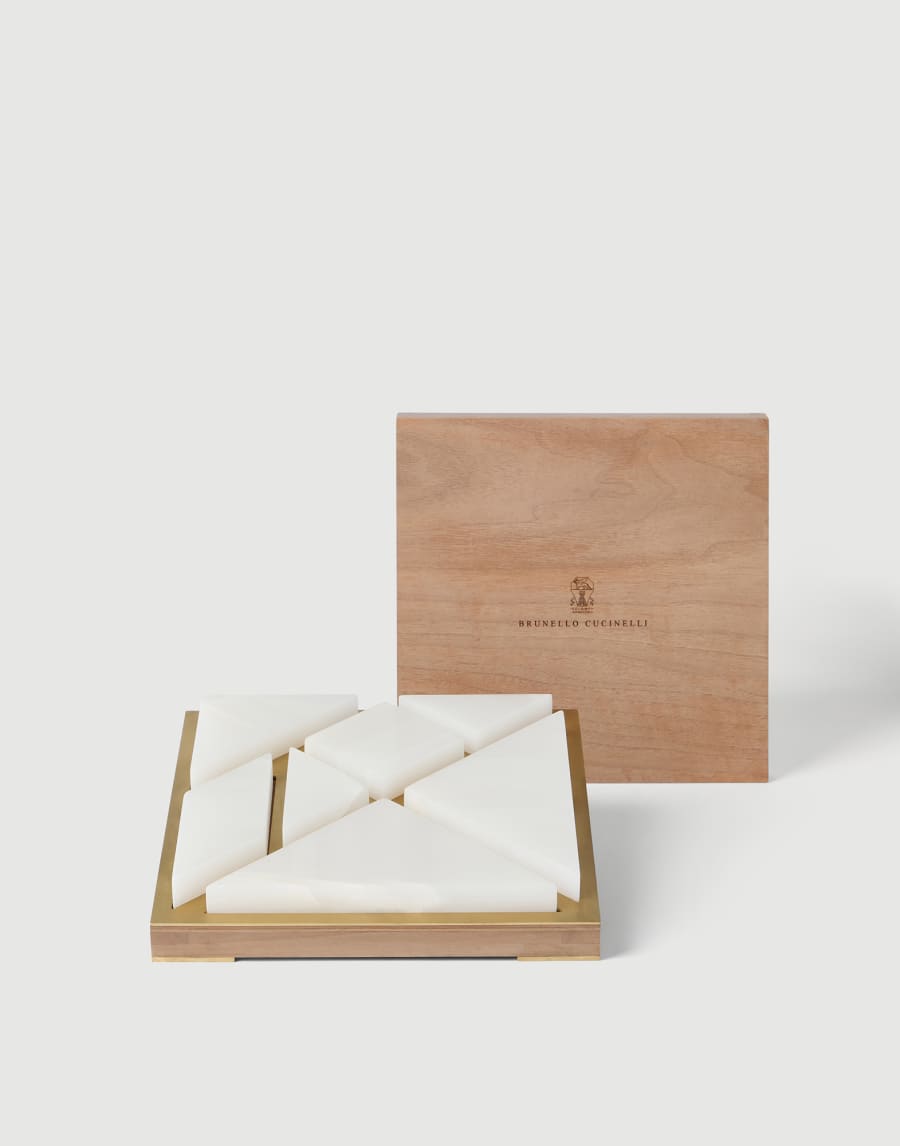 Tangram set Beige Lifestyle - Brunello Cucinelli