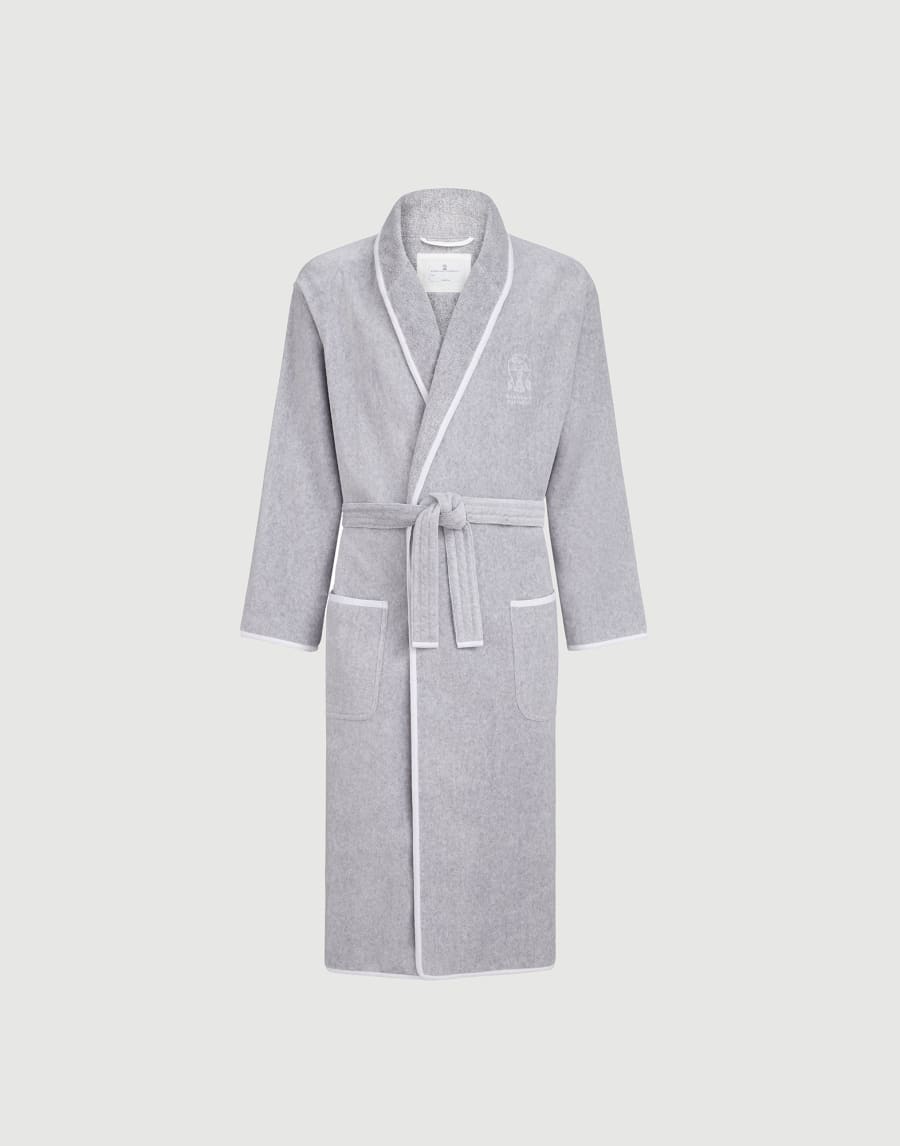 Terrycloth bathrobe Grey Lifestyle - Brunello Cucinelli