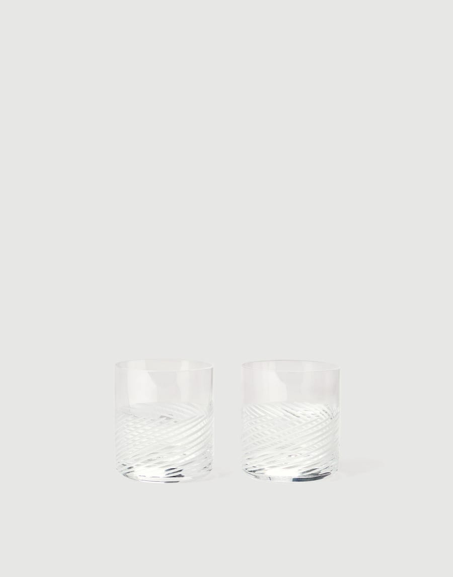 Whisky glasses in Murano glass Transparent Lifestyle - Brunello Cucinelli