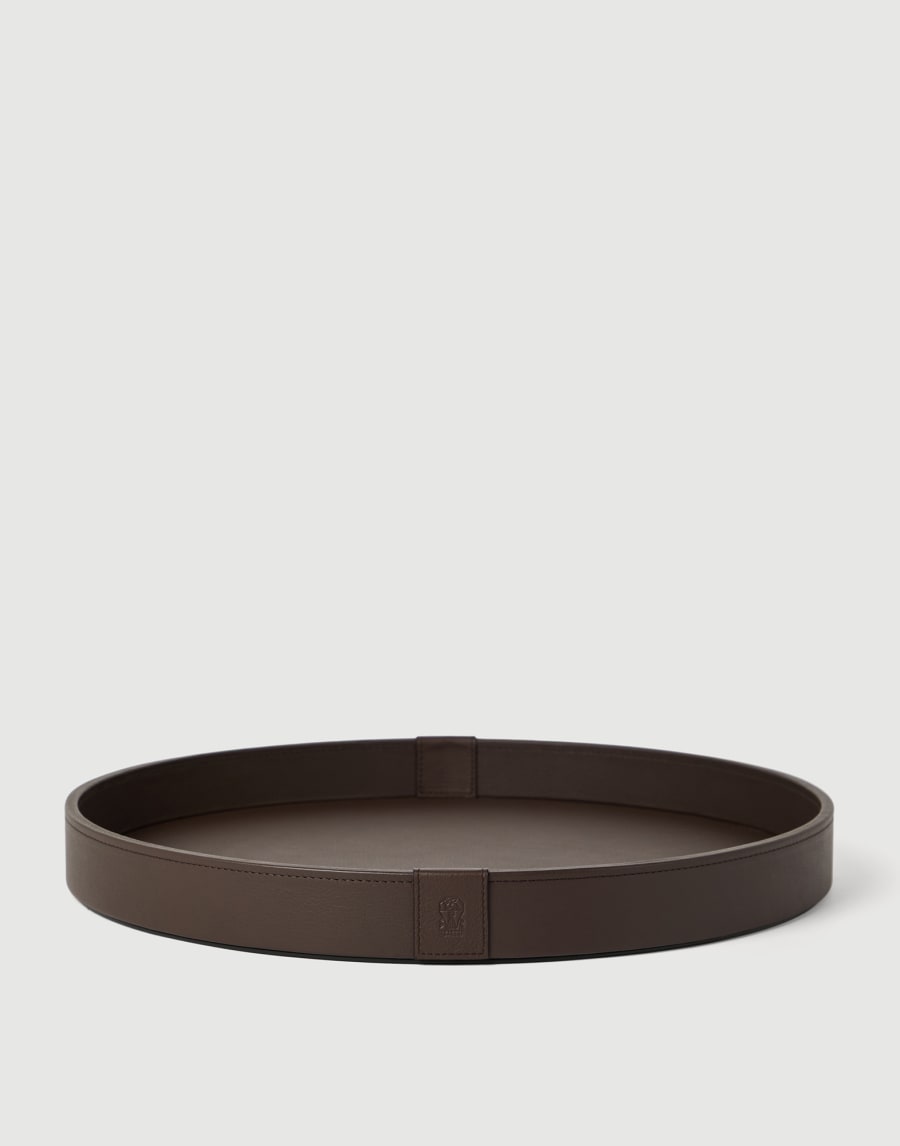 Large leather tray Cigar Lifestyle - Brunello Cucinelli