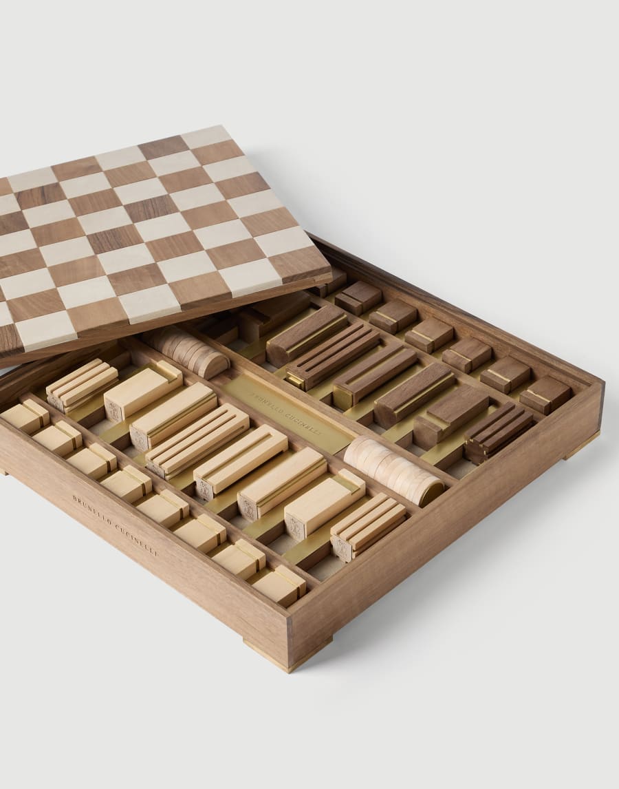 Chess set Beige Lifestyle - Brunello Cucinelli