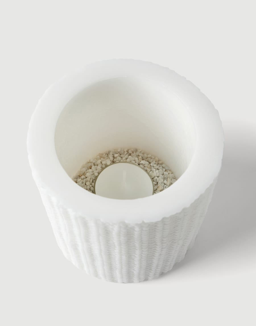 Large wax lantern White Lifestyle - Brunello Cucinelli