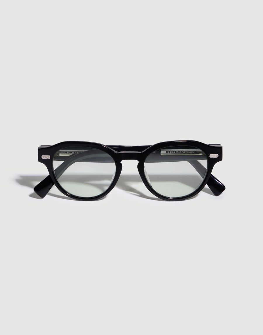 Panto acetate aperitif frame Black Eyewear - Brunello Cucinelli