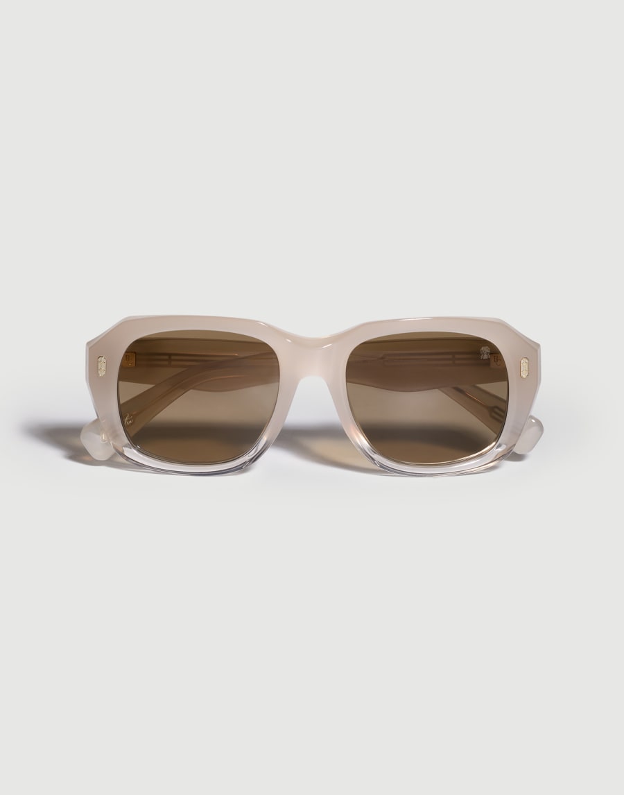 Demetra acetate sunglasses Crystal Beige Eyewear - Brunello Cucinelli