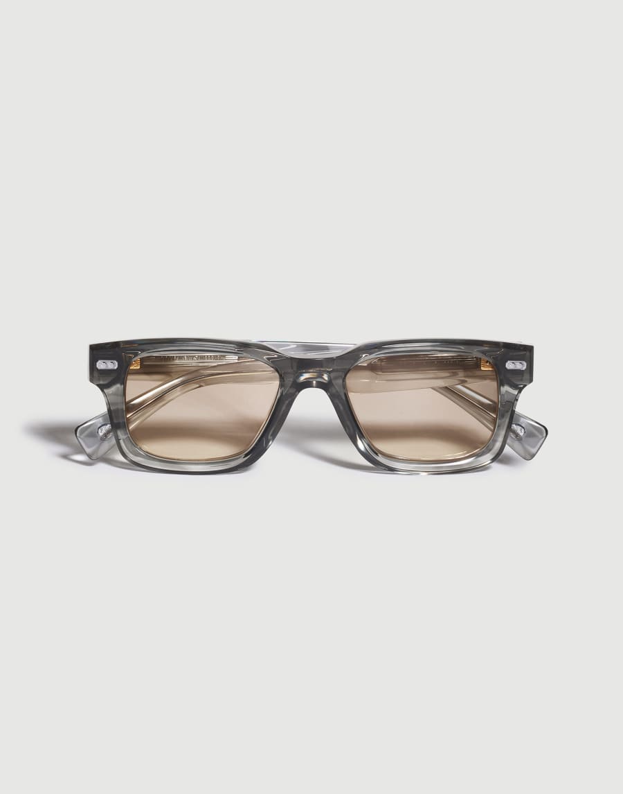18k gold-plated aperitif frame Anthracite Eyewear - Brunello Cucinelli