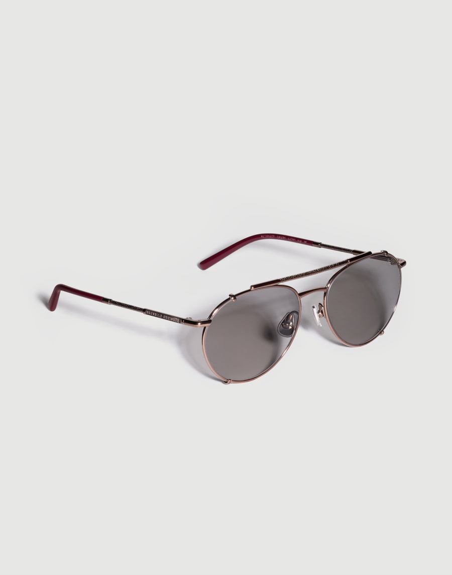 Sunglasses with polarized lenses Rose Gold Eyewear - Brunello Cucinelli