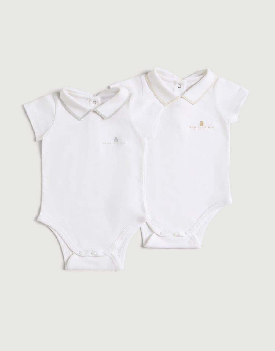 伯尼小熊 2 件装幼童连体紧身衣 砂黄 幼童 - Brunello Cucinelli