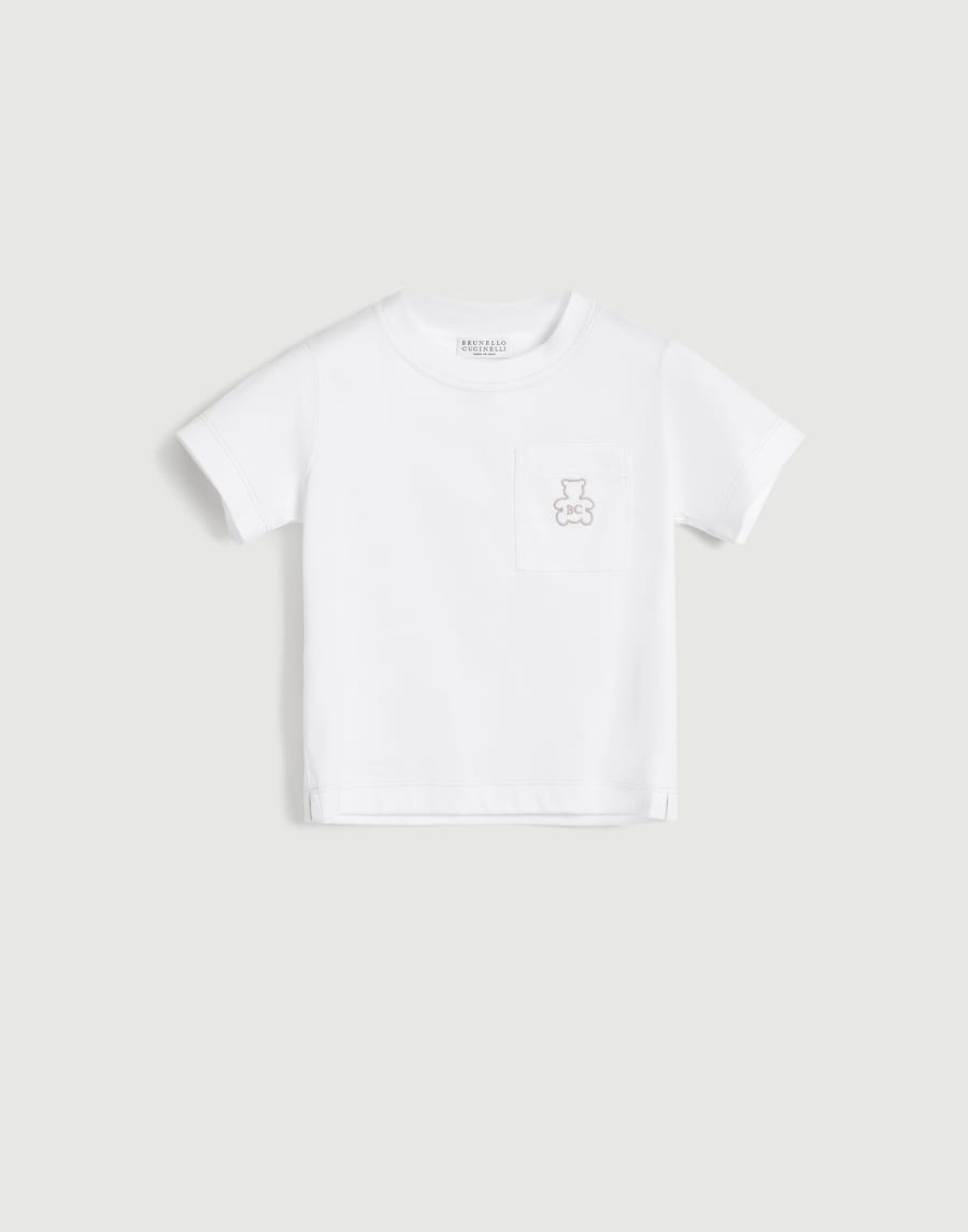 T-shirt Bernie Blanc Bébé - Brunello Cucinelli
