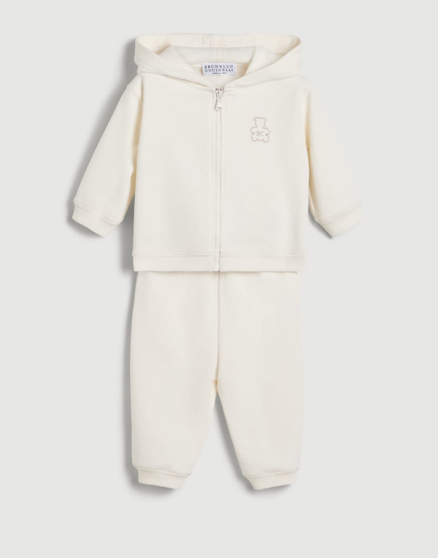 French terry Baby Bernie matching set Panama Baby - Brunello Cucinelli