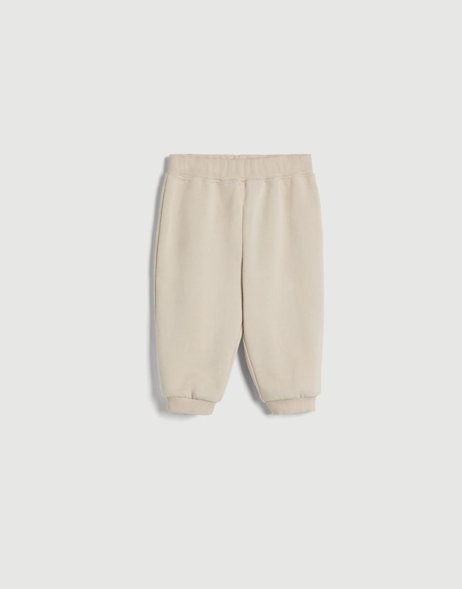 French terry Baby Bernie trousers Sand Baby - Brunello Cucinelli