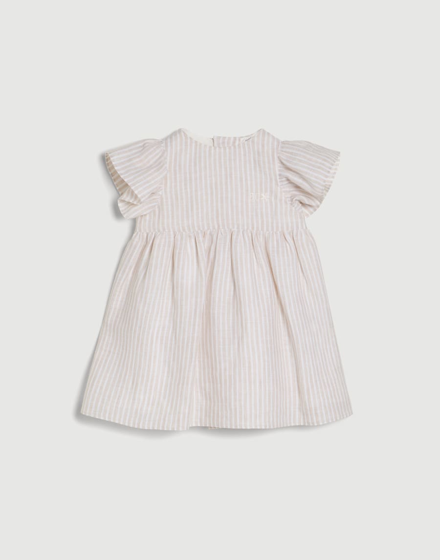 Baby Bernie dress set Oat Baby - Brunello Cucinelli