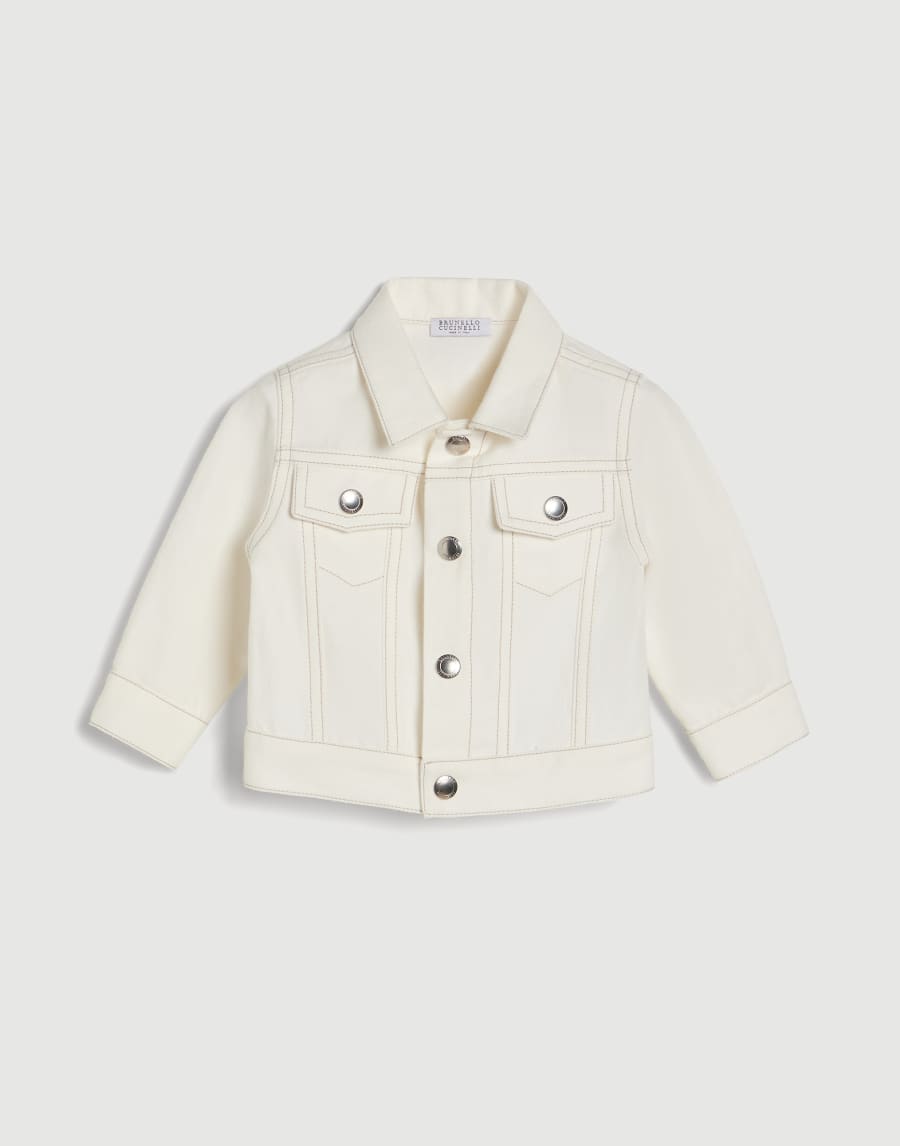 Baby Bernie four-pocket jacket Panama Baby - Brunello Cucinelli