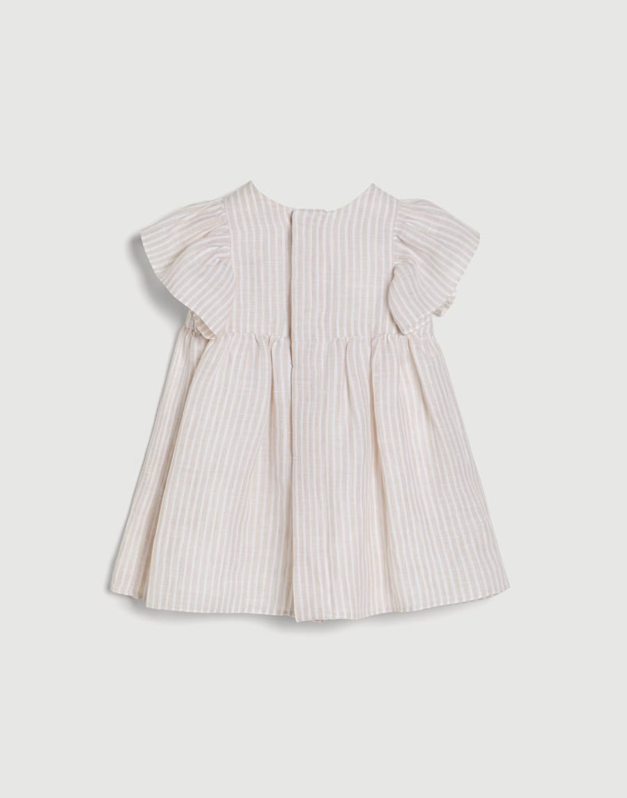Baby Bernie dress set Oat Baby - Brunello Cucinelli