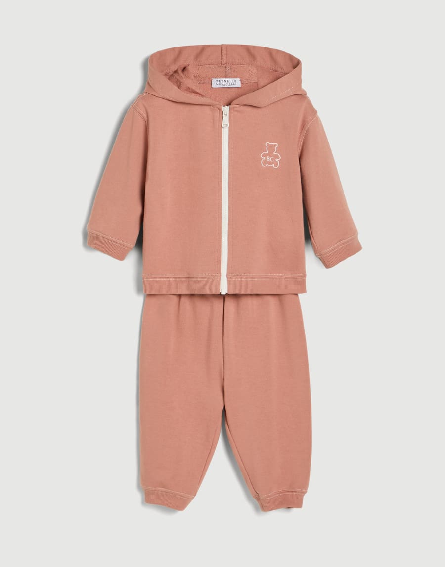 French terry Baby Bernie matching set Orange Baby - Brunello Cucinelli
