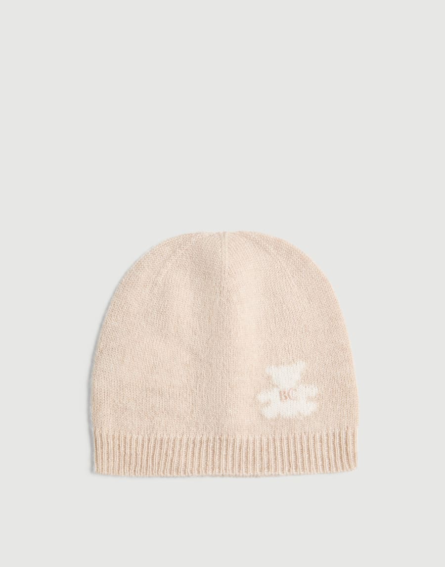 Baby Bernie beanie Beige Baby - Brunello Cucinelli