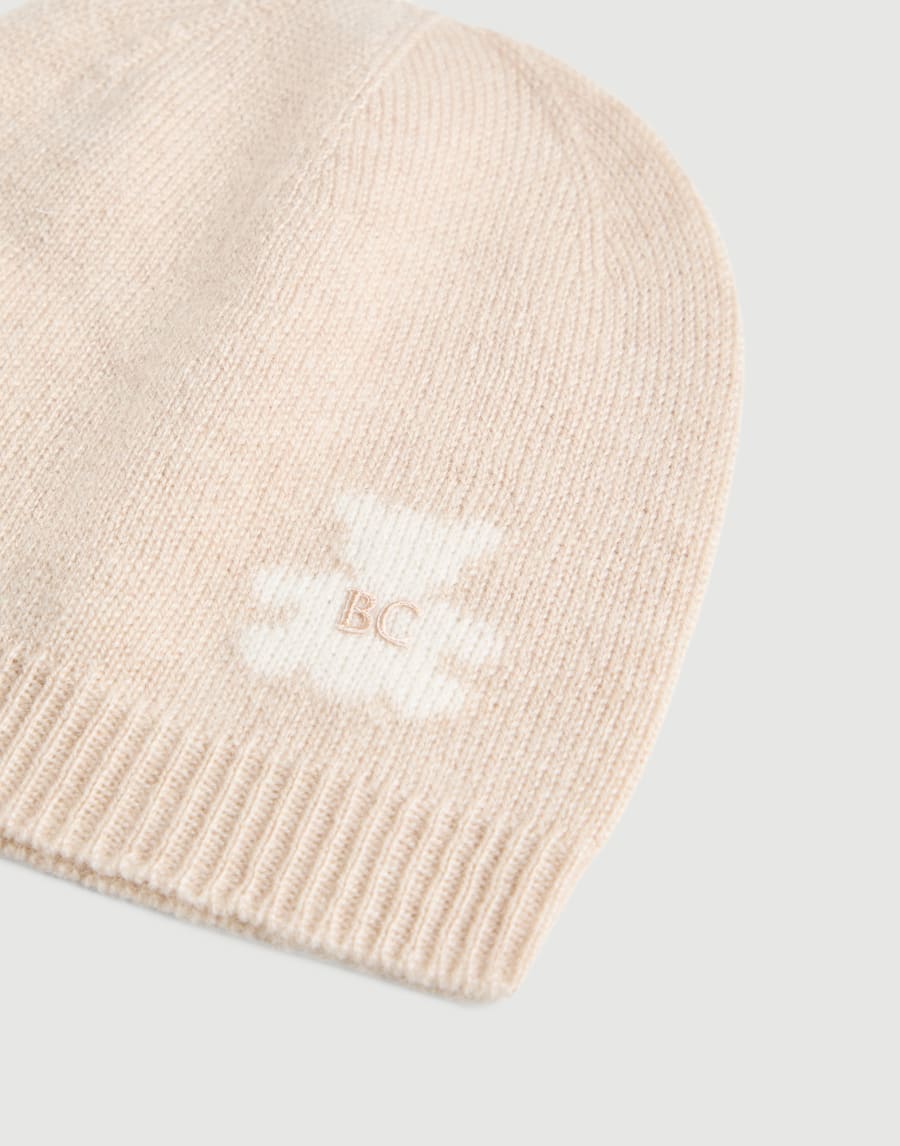 Baby Bernie beanie Beige Baby - Brunello Cucinelli