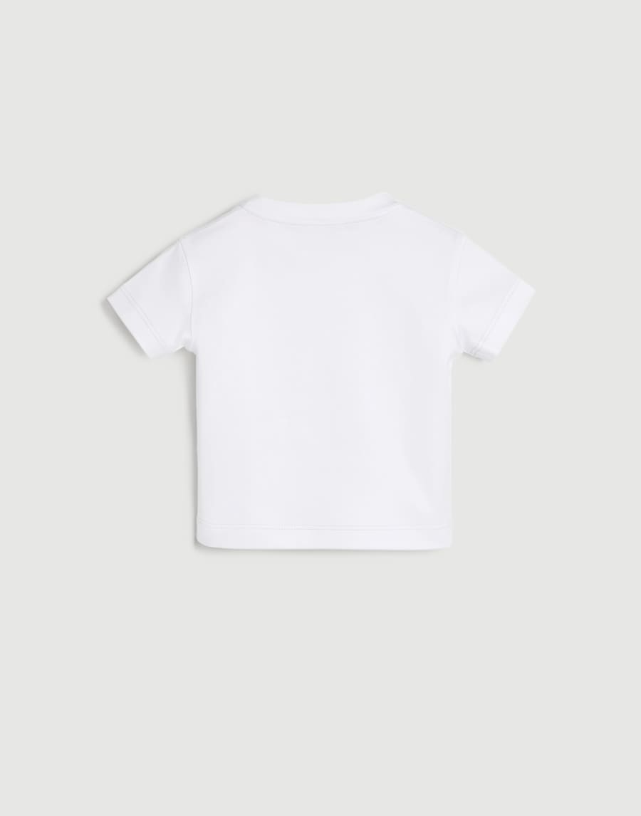 T-shirt Bernie Blanc Bébé - Brunello Cucinelli