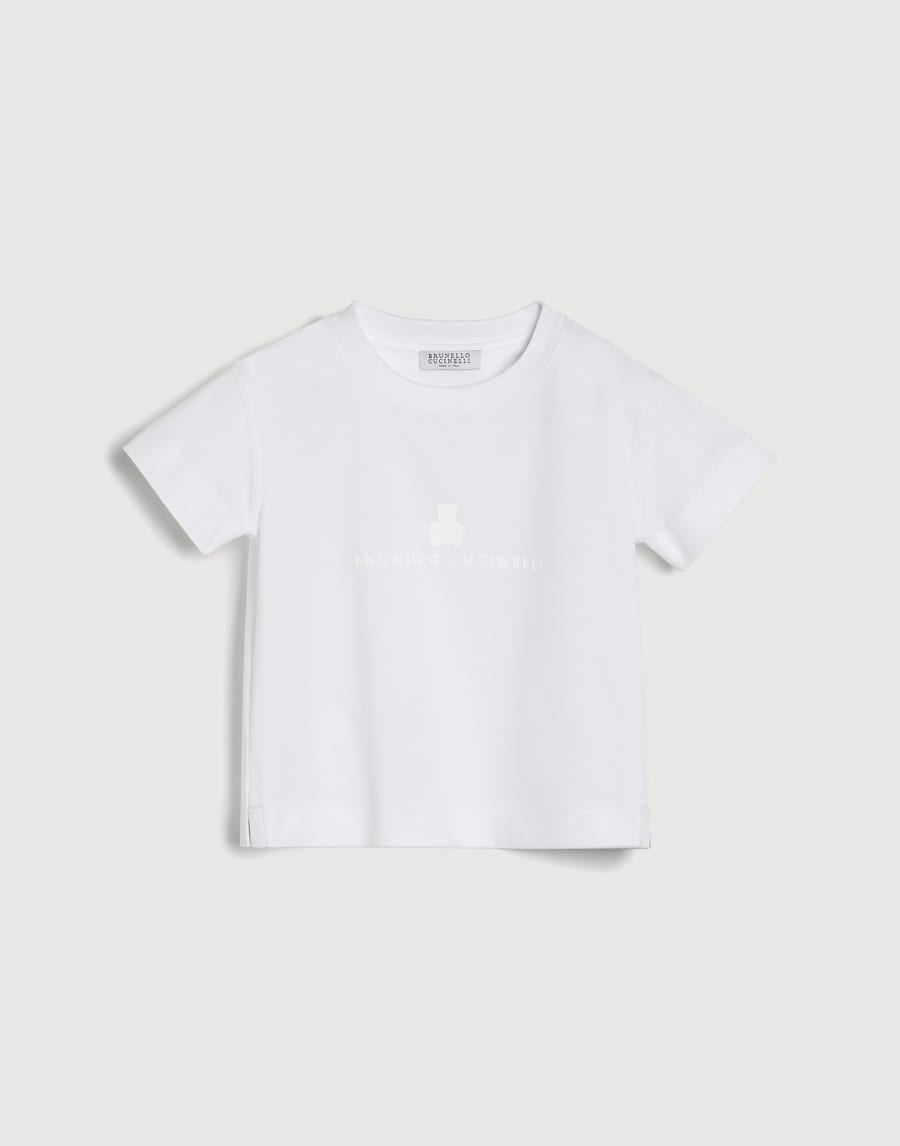 Cotton jersey Baby Bernie T-shirt White Baby - Brunello Cucinelli