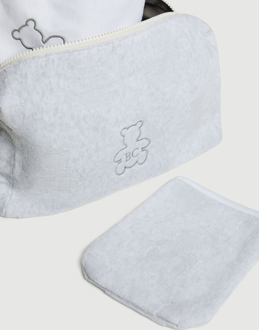 Baby Bernie-Badset Hellgrau Baby - Brunello Cucinelli