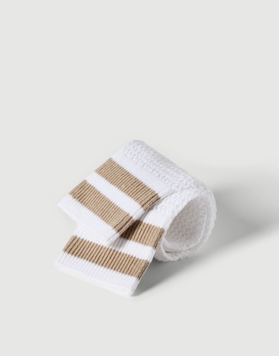 Ribbed socks Beige Woman - Brunello Cucinelli