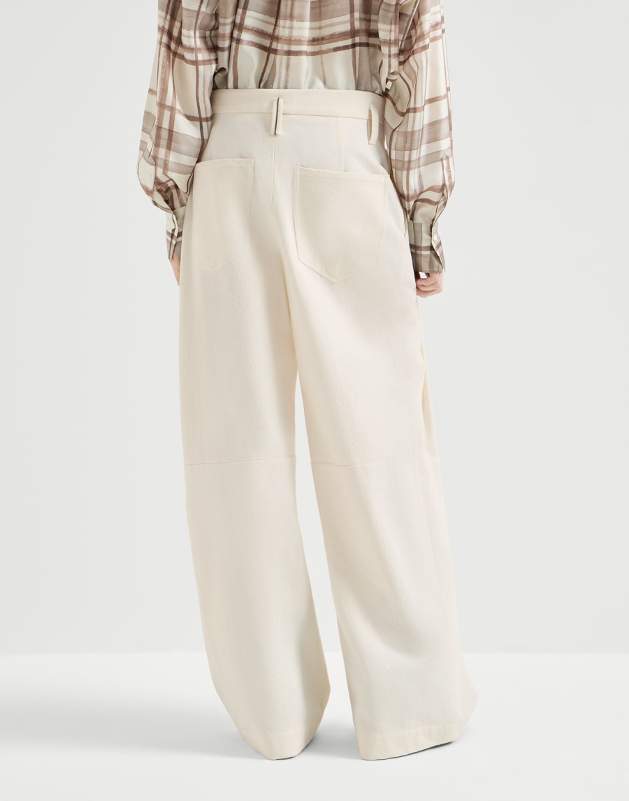Five-pocket baggy trousers Panama Woman - Brunello Cucinelli